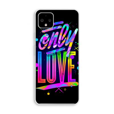 Only Love: Pixel 4 XL Transparant Hoesje