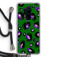 Green Cheetah: OnePlus 8 Pro Transparant Hoesje met koord