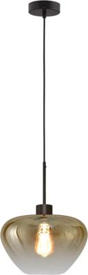 Masterlight HanglampGenua zwart met goud glas Ø 29cm - 2970-05-05-29