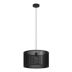 EGLO Manby Hanglamp - E27 - Ø 45 cm - Zwart - Staal