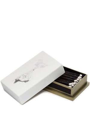 L'Objet boite à allumettes en porcelaine - Blanc