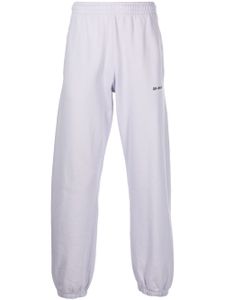 Off-White pantalon de jogging à rayures Diag - Violet