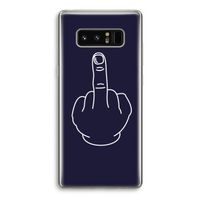 F**k U: Samsung Galaxy Note 8 Transparant Hoesje