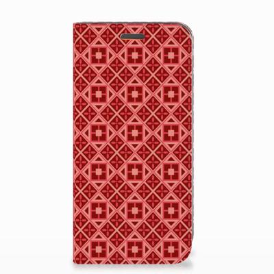 Motorola Moto E5 Play | Hoesje met Magneet | Batik Rood