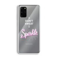 Sparkle quote: Samsung Galaxy S20 Plus Transparant Hoesje
