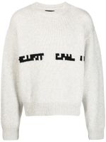 HELIOT EMIL pull en maille à col rond - Gris