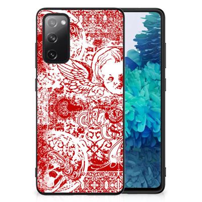 Telefoonhoesje Samsung Galaxy S20 FE Angel Skull Rood