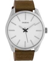 OOZOO Timepieces Horloge Bruin/Wit | C10320
