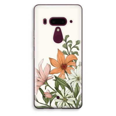 Floral bouquet: HTC U12+ Transparant Hoesje