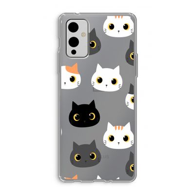 Katten: OnePlus 9 Transparant Hoesje