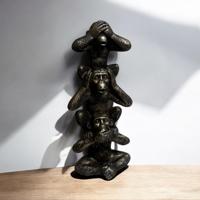 3 Aapjes Horen Zien Zwijgen - Decoratie & Sfeer - Spiritueelboek.nl