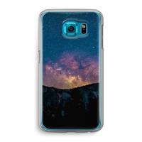 Travel to space: Samsung Galaxy S6 Transparant Hoesje - thumbnail