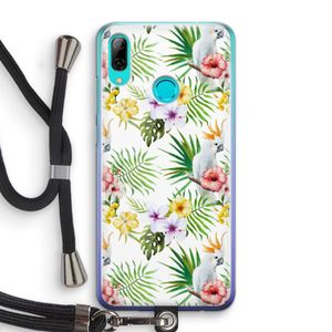 Gele kuif: Huawei P Smart (2019) Transparant Hoesje met koord