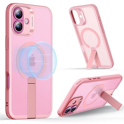 iPhone 16 Boost Flickstand Case (HaloLock) - Frosted Pink