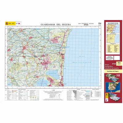 Topografische kaart 914 MT50 Guardamar del Segura | CNIG - Instituto Geográfico Nacional1