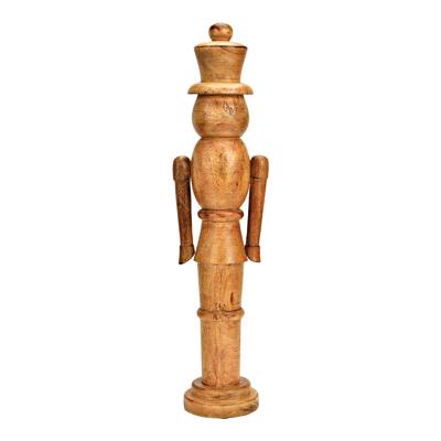 Notenkraker van mangohout naturel (B/H/D) 12x50x12cm