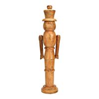 Notenkraker van mangohout naturel (B/H/D) 12x50x12cm