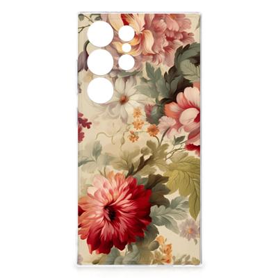 TPU Case voor Samsung Galaxy S24 Ultra Bloemen TPU Case voor Samsung Galaxy S24 Ultra Bloemen