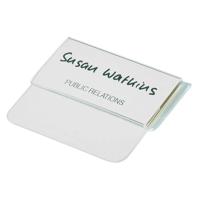 Badge durable met insteektong 40x75mm