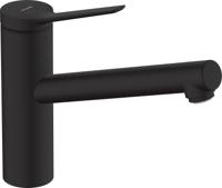 Hansgrohe Zesis M33 ééngreeps keukenmengkraan 150 CoolStart, EcoSmart 1jet, mat zwart - thumbnail