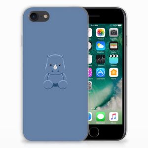 iPhone SE 2022 | SE 2020 | 8 | 7 Telefoonhoesje met Naam Baby Rhino