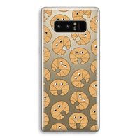 Croissant: Samsung Galaxy Note 8 Transparant Hoesje Croissant: Samsung Galaxy Note 8 Transparant Hoesje