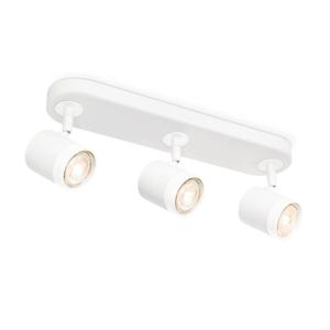 Opbouwspot Manu 3 - incl. dimbare LED lamp - wit