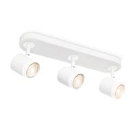 Opbouwspot Manu 3 - incl. dimbare LED lamp - wit