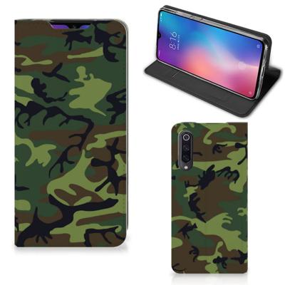 Xiaomi Mi 9 | Hoesje met Magneet | Army Dark
