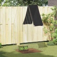 Konijnenkooi Zilver 100 x 100 x 210 cm Gegalvaniseerd staal