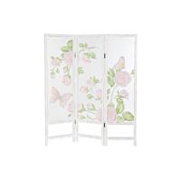 Kamerscherm DKD Home Decor Hout Nylon (150 x 2,5 x 180 cm)