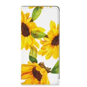 Smart Cover voor Samsung Galaxy S24 Plus Zonnebloemen