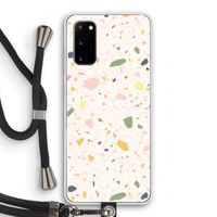 Terrazzo N°21: Samsung Galaxy S20 Transparant Hoesje met koord