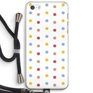 Bollen: iPhone 5 / 5S / SE Transparant Hoesje met koord
