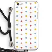 Bollen: iPhone 5 / 5S / SE Transparant Hoesje met koord