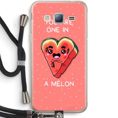 One In A Melon: Samsung Galaxy J3 (2016) Transparant Hoesje met koord