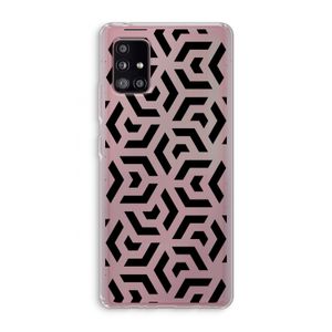 Crazy pattern: Samsung Galaxy A51 5G Transparant Hoesje