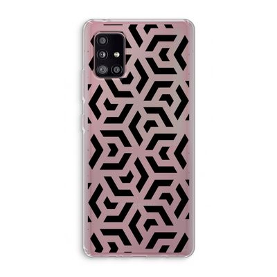 Crazy pattern: Samsung Galaxy A51 5G Transparant Hoesje