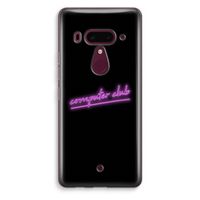 Vice Black: HTC U12+ Transparant Hoesje