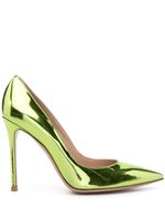 Gianvito Rossi escarpins Gianvito 105 mm à fini métallisé - Vert