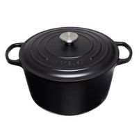 Le Creuset 21177260000430 steelpan 5,3 l Rond Zwart - thumbnail