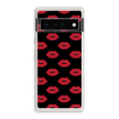 Lips: Google Pixel 6 Pro Transparant Hoesje