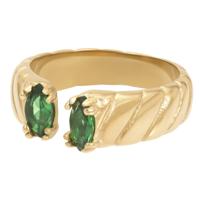 iXXXi Fame Ring Adore Emerald | Goud