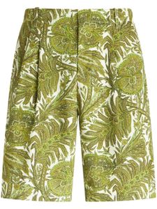 ETRO bermuda à fleurs - Vert