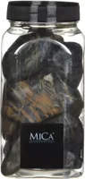 Mica Decorations decoratie stenen bruin 650ml
