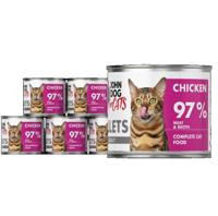 JOHN DOG For cats Fillets Chicken - nat kattenvoer - 6x140g