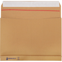 SendProof® Envelop | envelobox | 350x250mm | tearstrip | golfkarton | bruin | 50 stuks