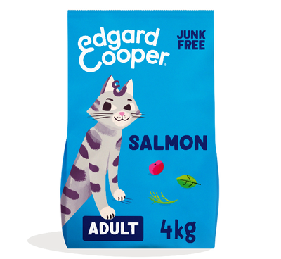 Edgard & Cooper graanvrij zalm kattenvoer 4kg