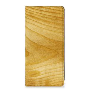 Samsung Galaxy A71 Book Wallet Case Licht Hout