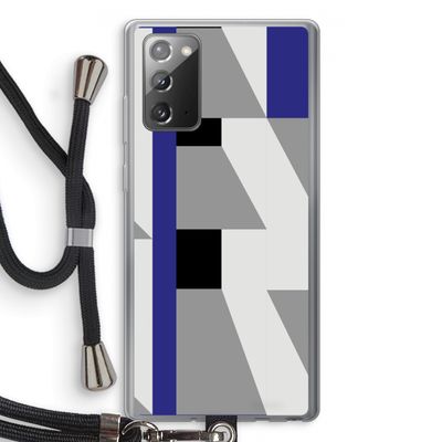 Gestalte 2: Samsung Galaxy Note 20 / Note 20 5G Transparant Hoesje met koord